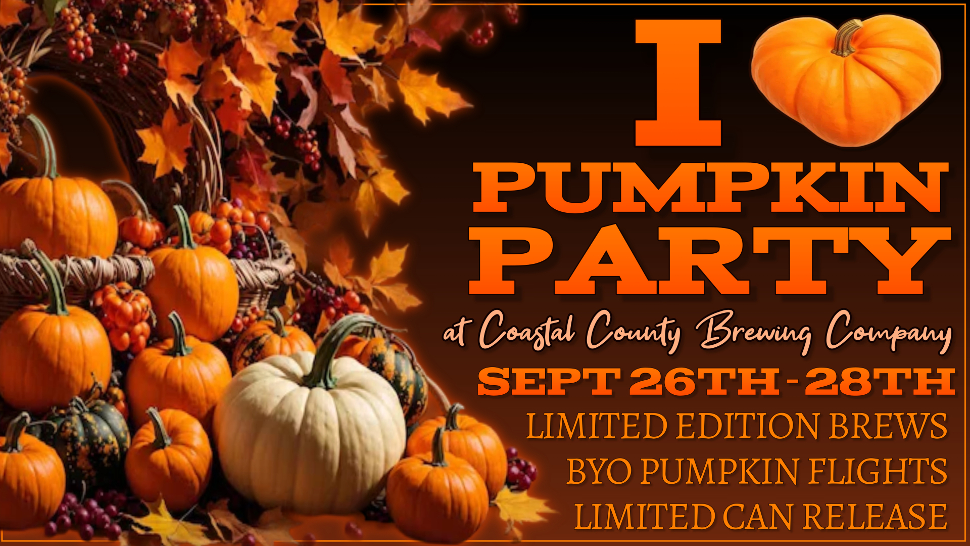 I Heart Pumpkin Party