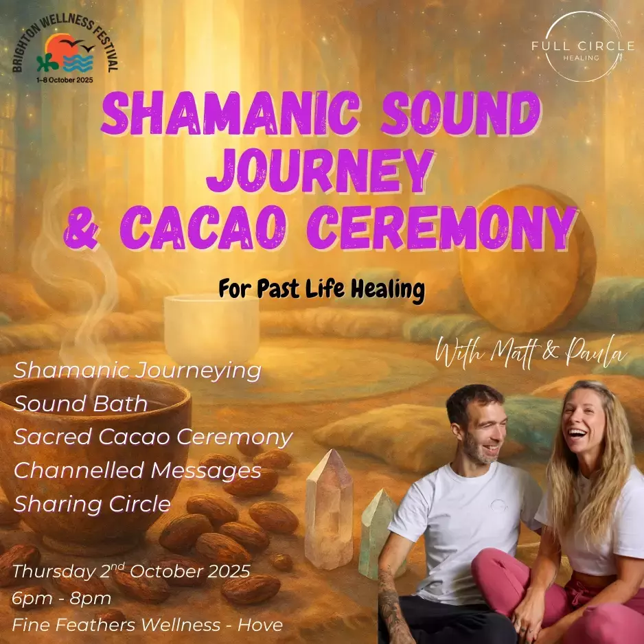Shamanic Sound Journey & Cacao for Past Life Healing