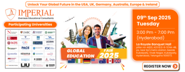 Global Education Fair 2025 in Hyderabad : Explore Top International Universities