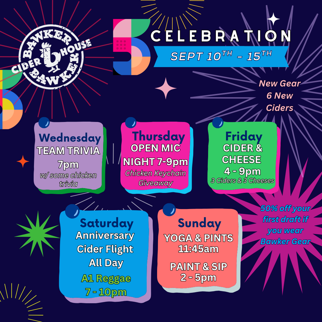 Bawker's 5 year Anniversary