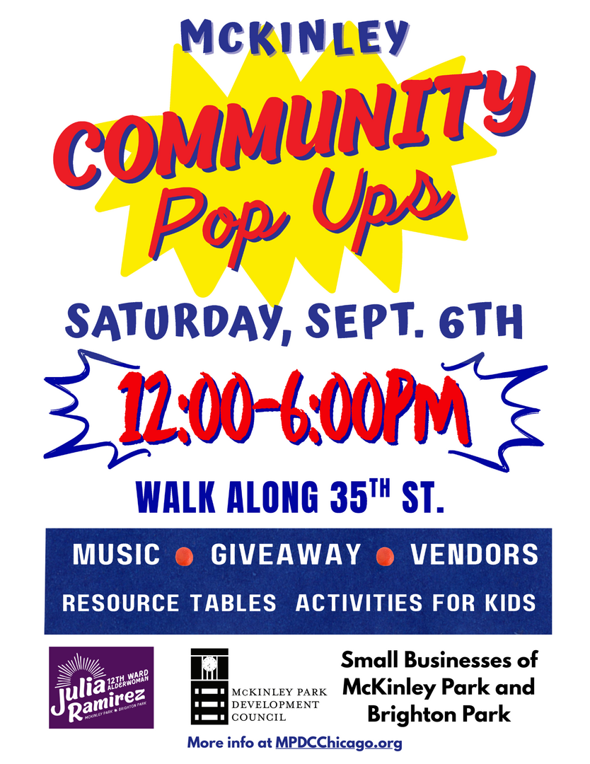 McKinley Community Pop Ups