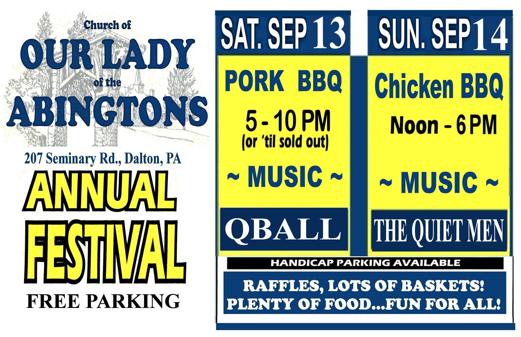 Our Lady of the Abingtons Church Fall Festival