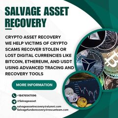 RECOVER YOUR CRYPTO WITH A TRUSTED RECOVERING EXPERT CONNECT WITH-SALVAGE ASSET RECOVERY