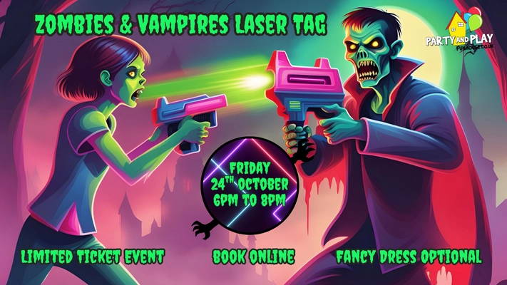 Leigh Journal Events Zombies vs Vampires Halloween Laser Tag