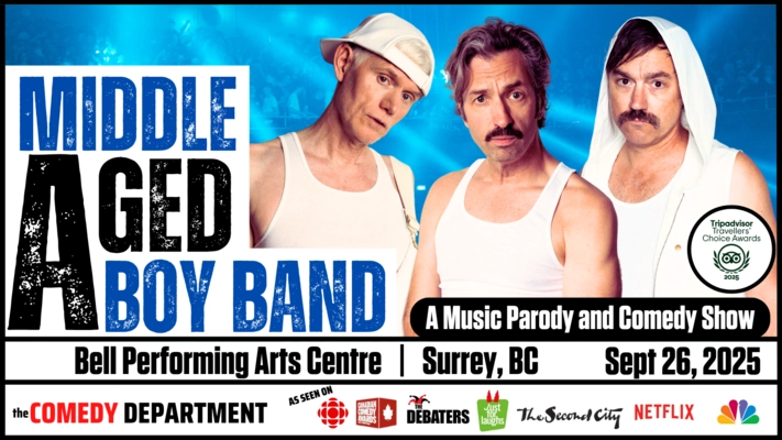 Middle Aged Boy Band A Music Parody Comedy Evvnt Events