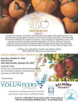Rhode Island Monthly Events 5th Annual Applumpkin Family Fall