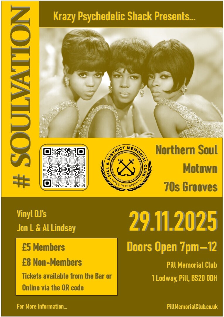 Krazy Psychedelic Shack 29th November 2025 at Pill Memorial Club