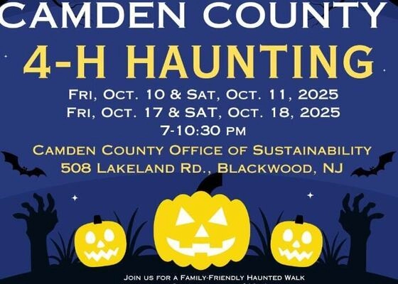 Camden County 4-H Haunted Walk Burlington County Times Events