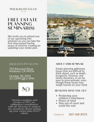 Free Estate Planning Seminar