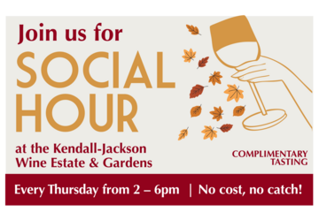 Social Hour at Kendall-Jackson Wine Estate & Gardens - Harvest Edition