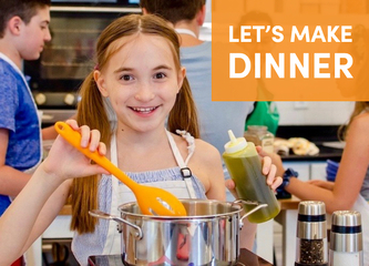 Let's Make Dinner Kids Cooking Class