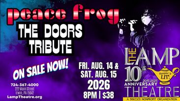 Peace Frog the Doors Tribute TWO DATES!