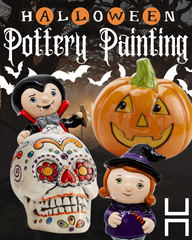 Halloween Pottery Painting