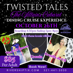Twisted Tales: A Villains Cabaret A Wickedly Fun Dining Experience aboard the Barbara-Lee