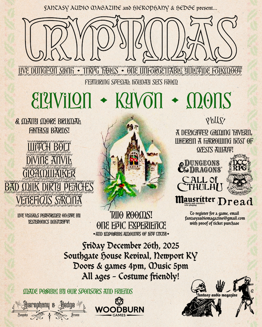 Cryptmas Con: Live Dungeon Synth & TTRPG Festival - Cryptmas Con: Live Dungeon Synth & TTRPG Festival