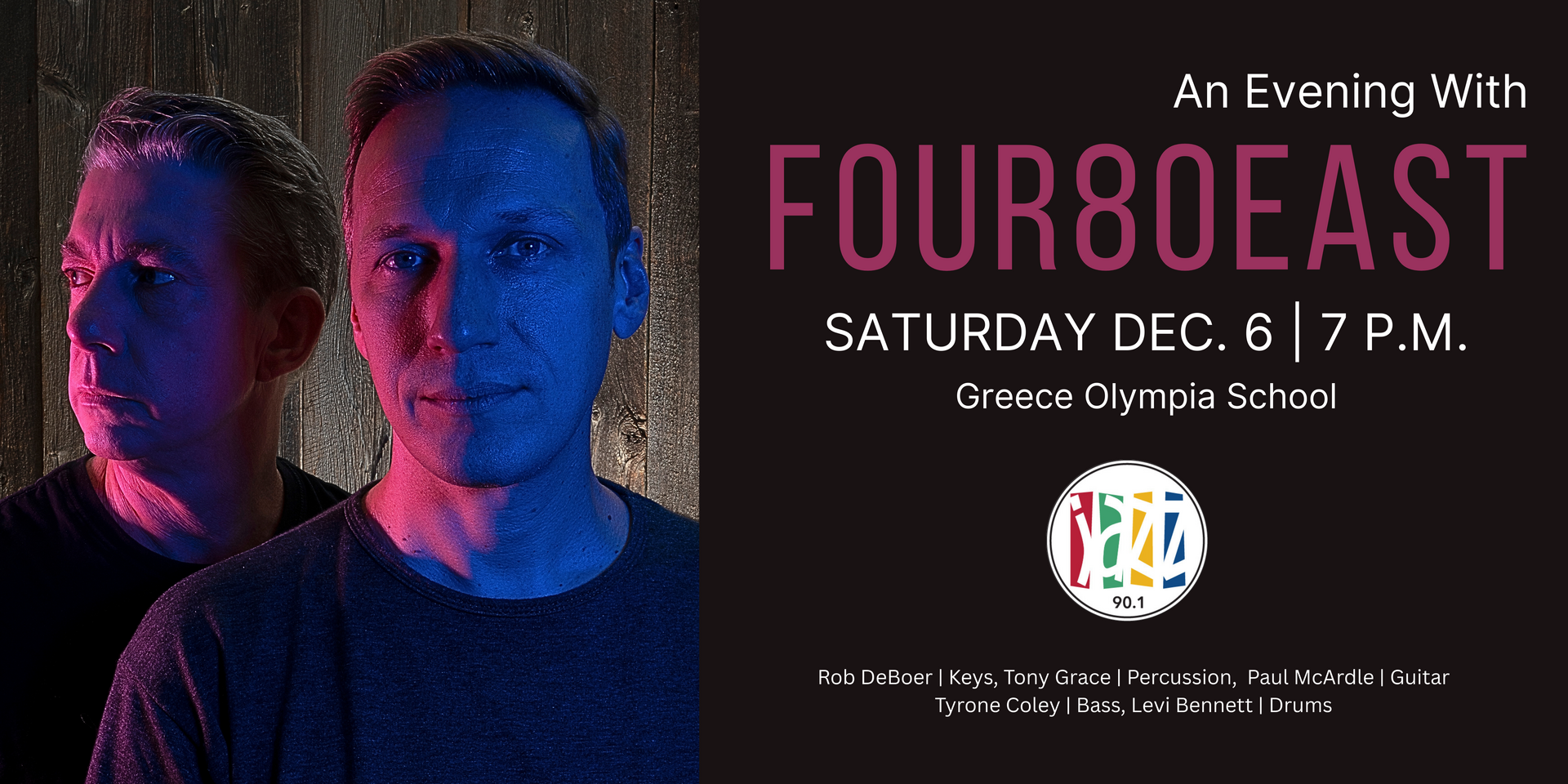 Jazz90.1 Presents An Evening With Four80East