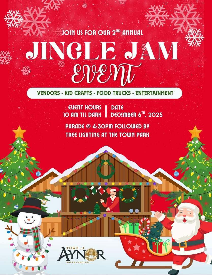 The Magic of Christmas Returns to Aynor with the Annual Parade & Jingle Jam - The Magic of Christmas Returns to Aynor with the Annual Parade & Jingle Jam