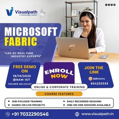 Microsoft Fabric Online Training Free Demo on 18th Oct 2025