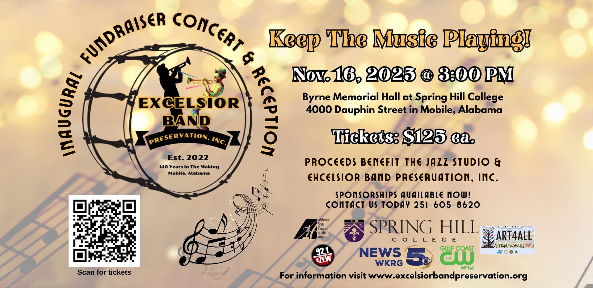 Keep the Music Playing - Excelsior Band Preservation Inaugural Gala