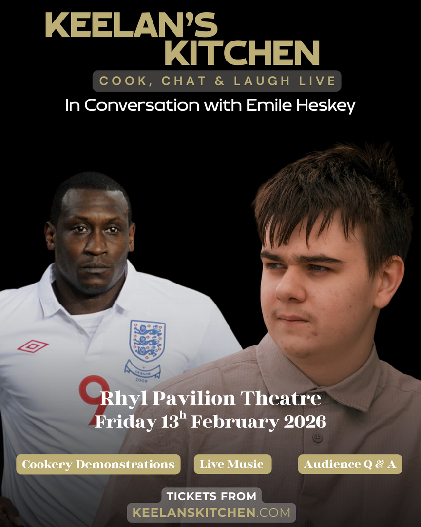Keelan’s Kitchen: Cook, Chat & Laugh – LIVE with Emile Heskey