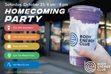 Body Energy Club Lonsdale Homecoming Event