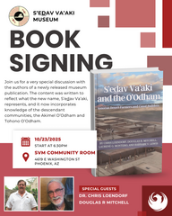 S’eḏav Va’aki and the O’Odham Book Signing