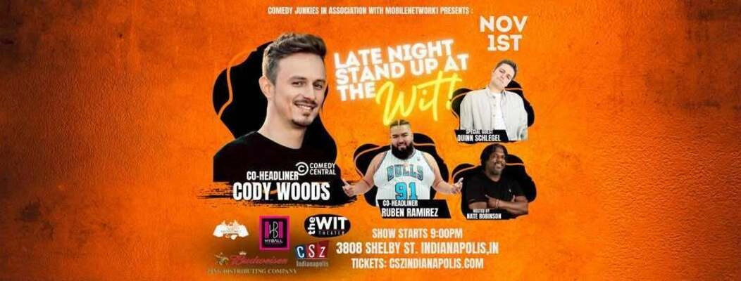 WTHR-TV Events Late Night Stand Up Cody Woods