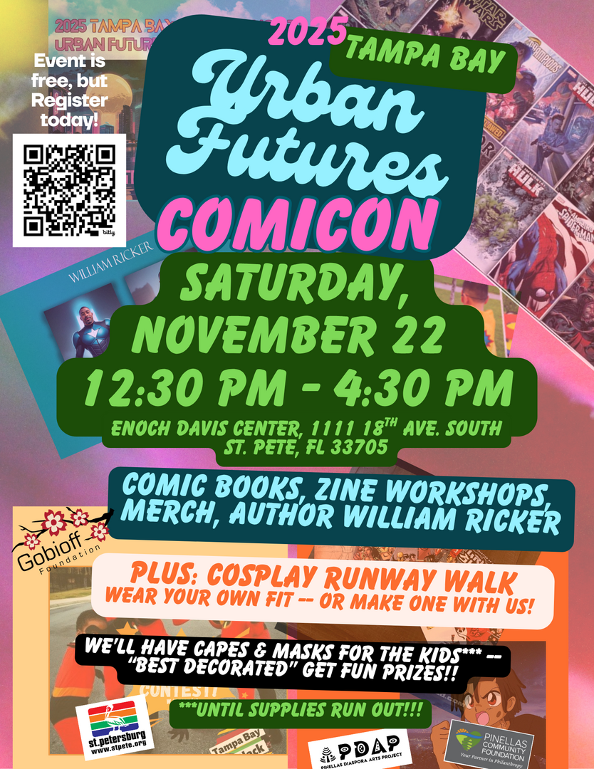 Free Family Community Tech Day & Comicon at Enoch Davis Center, St. Pete, Nov 22, 2025 - Free Family Community Tech Day & Comicon at Enoch Davis Center, St. Pete, Nov 22, 2025