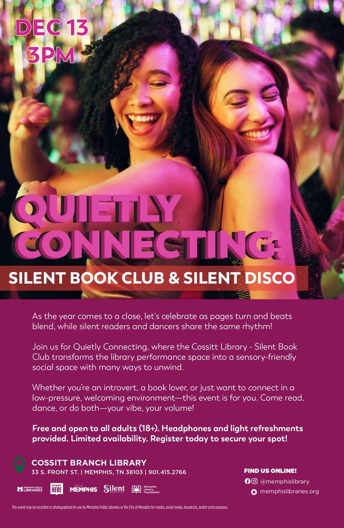 Quietly Connecting: Silent Book Club & Silent Disco