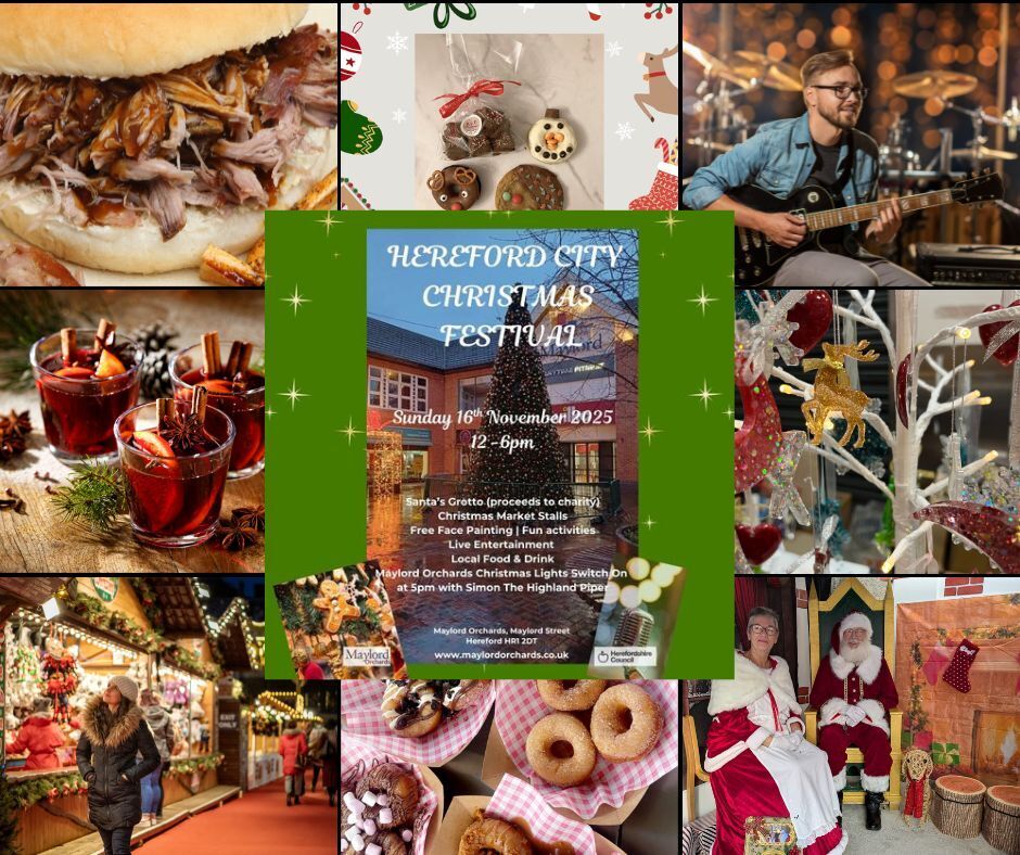 Hereford City Christmas Festival at Maylord Orchards – Markets, Music & Lights!