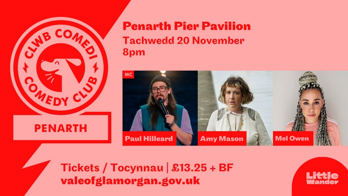 Penarth Times Events Little Wander Comedy Night at Penarth Pier