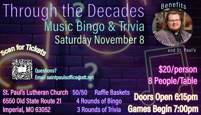 Leader Publications Events Through the Decades: Music BINGO Trivia