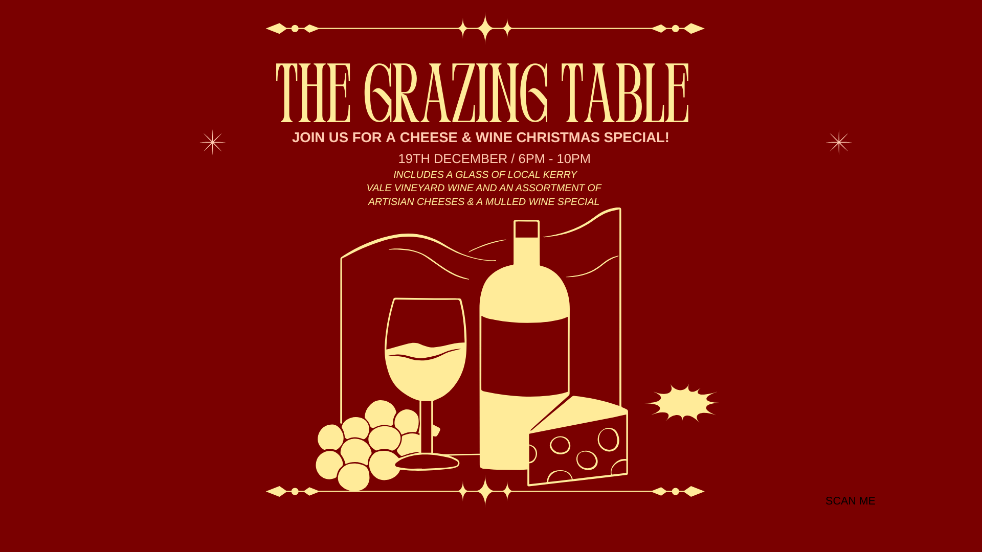 The Grazing Table - Cheese & Wine Christmas Special