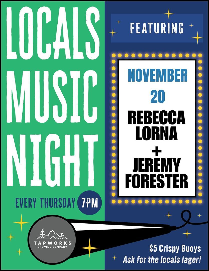 Locals Music Night ft. Rebecca Lorna & Jeremy Forester