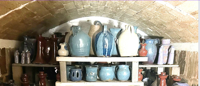 Wood fired pottery kiln opening Saturday November 29. Christmas Santa Snowman Nativity Blowing Rock