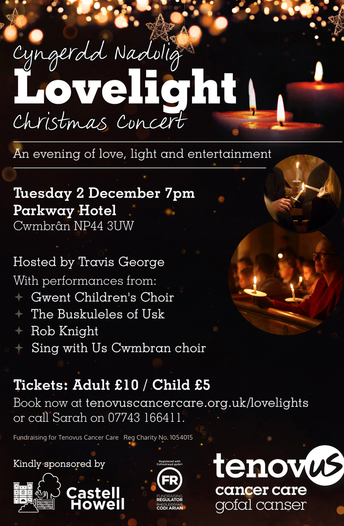 Lovelight Concert in aid of Tenovus Cancer Care