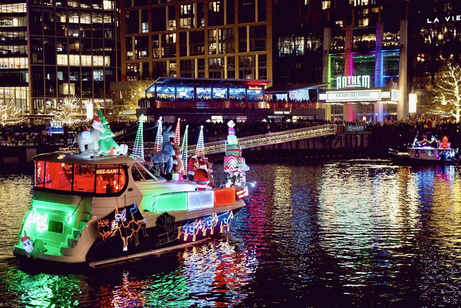 The Holiday Boat Parade & Party at The Wharf