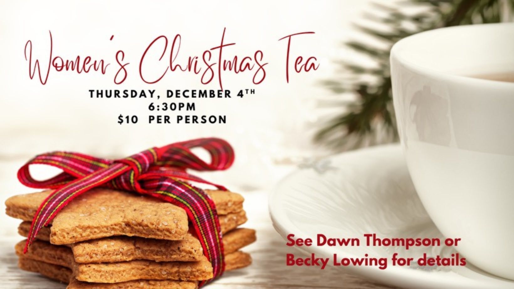 Women's Christmas Tea