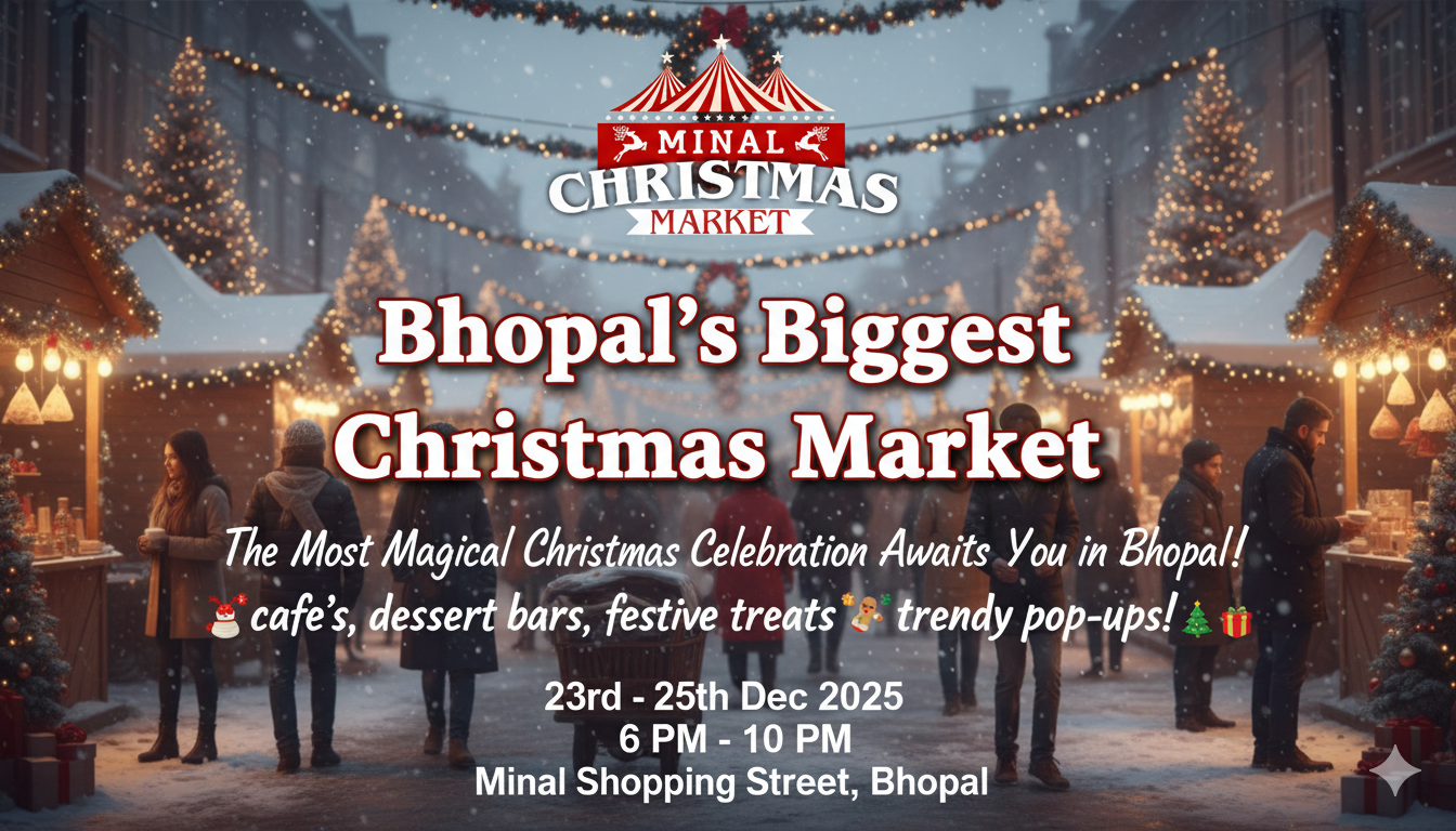 Experience the Grand Christmas Market at Minal Shopping Street – Bhopal’s Biggest Festive Celebratio