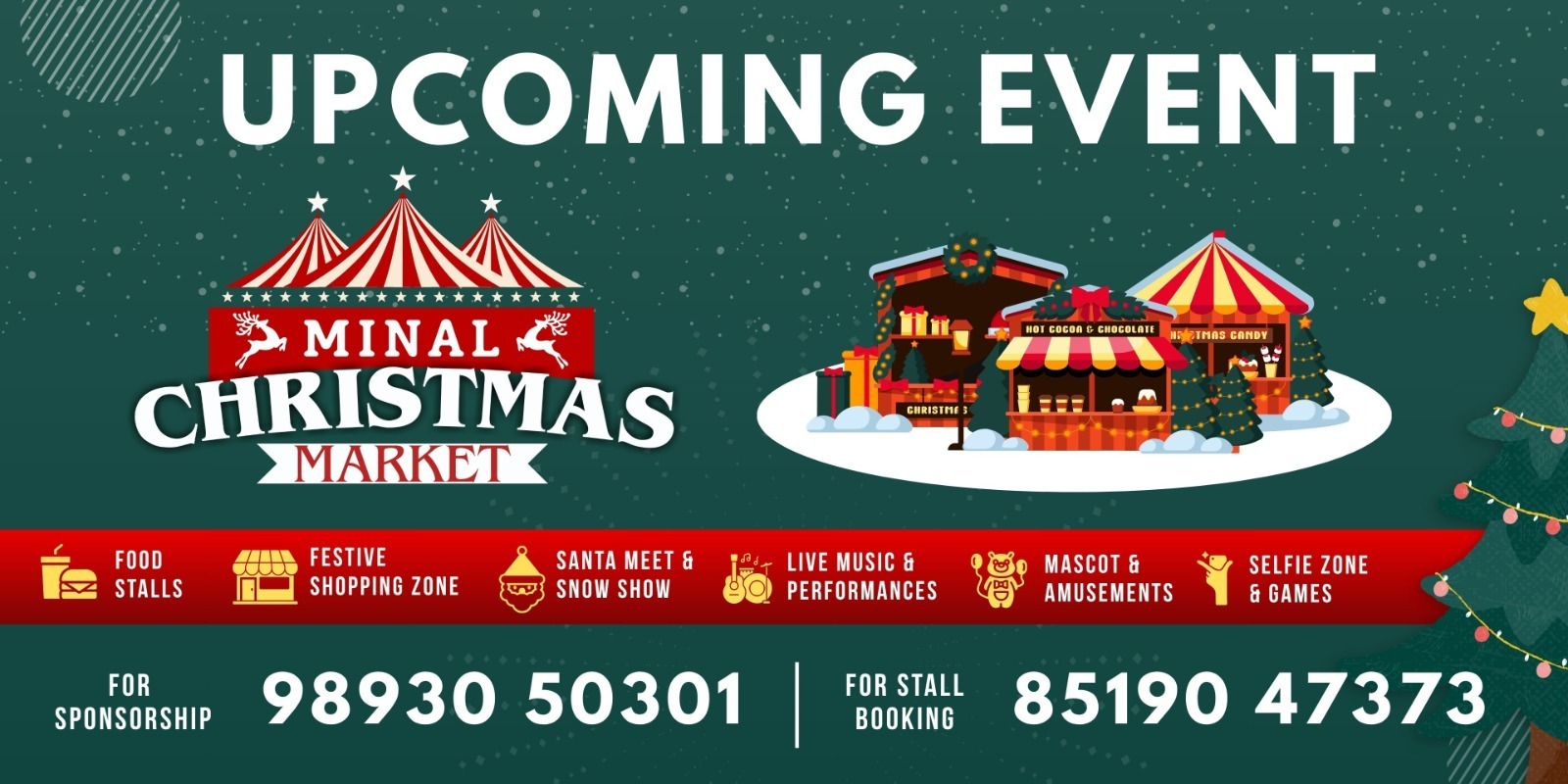 Experience the Grand Christmas Market at Minal Shopping Street – Bhopal’s Biggest Festive Celebratio - Experience the Grand Christmas Market at Minal Shopping Street – Bhopal’s Biggest Festive Celebratio