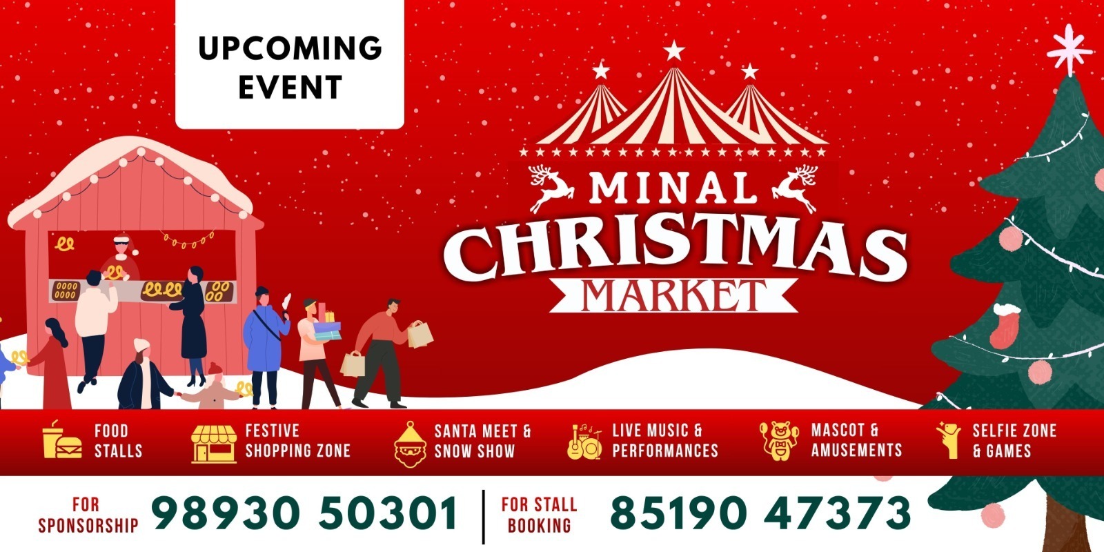 Experience the Grand Christmas Market at Minal Shopping Street – Bhopal’s Biggest Festive Celebratio - Experience the Grand Christmas Market at Minal Shopping Street – Bhopal’s Biggest Festive Celebratio