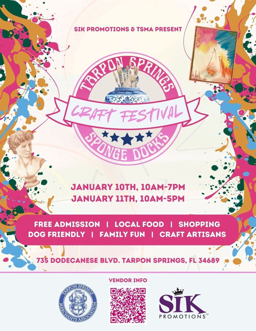 Tarpon Springs Sponge Docks Craft Festival