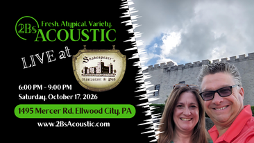 2bs Acoustic at Shakespeare's Restaurant & Pub