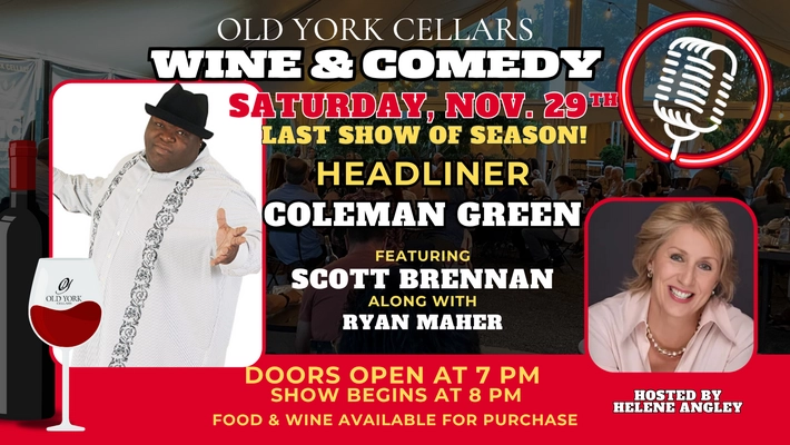 Wine & Comedy Show at Old York Cellars
