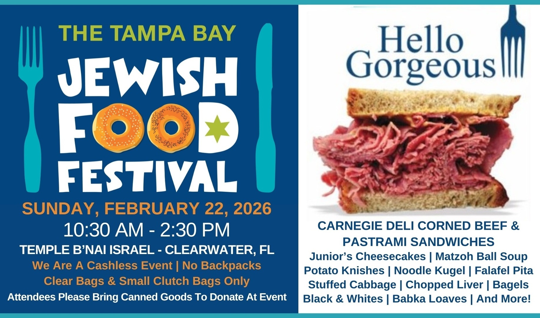 2026 Tampa Bay Jewish Food Festival
