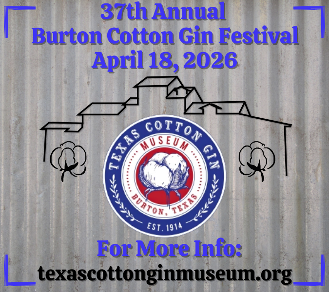 37th Annual Burton Cotton Gin Festival