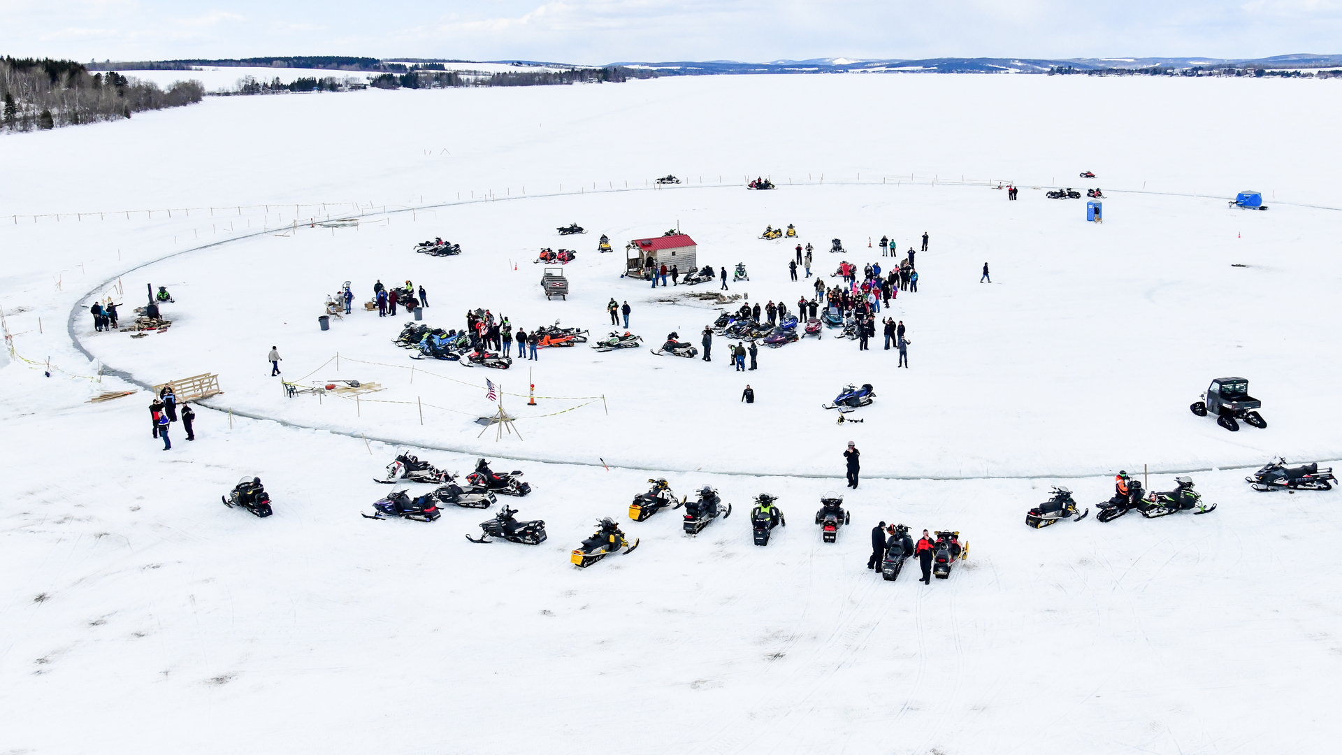 World Record Ice Carousel - March 2026 Sinclair, Maine