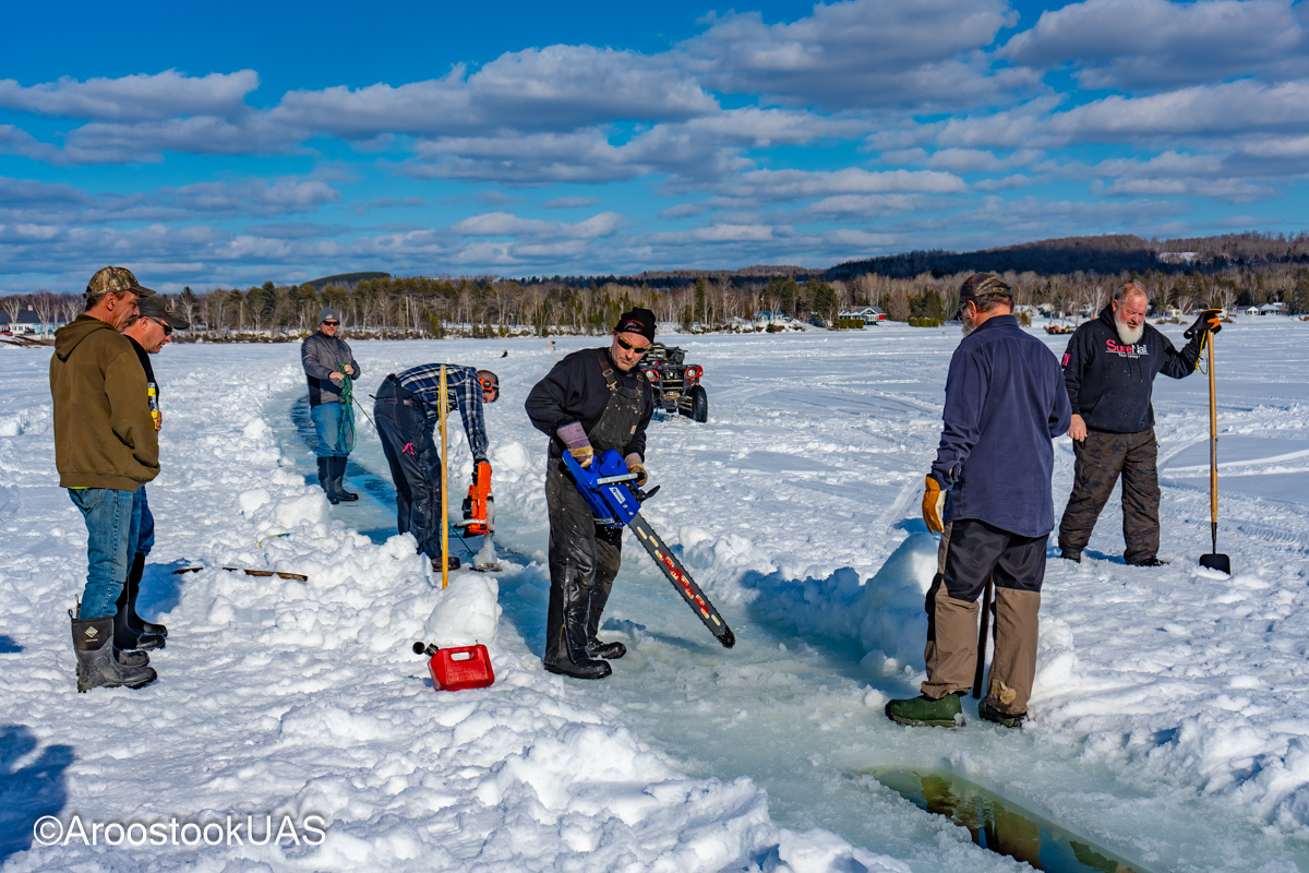 World Record Ice Carousel - March 2026 Sinclair, Maine - World Record Ice Carousel - March 2026 Sinclair, Maine
