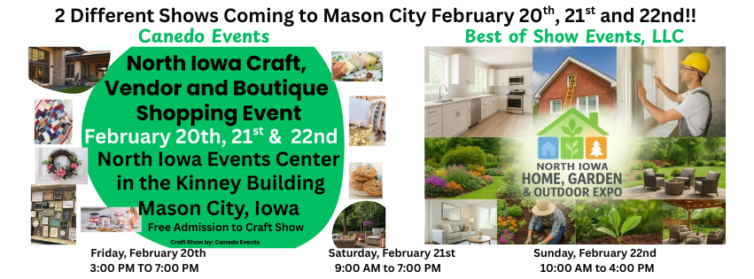 Mason City's Craft, Vendors, Boutiques and More Shopping Event