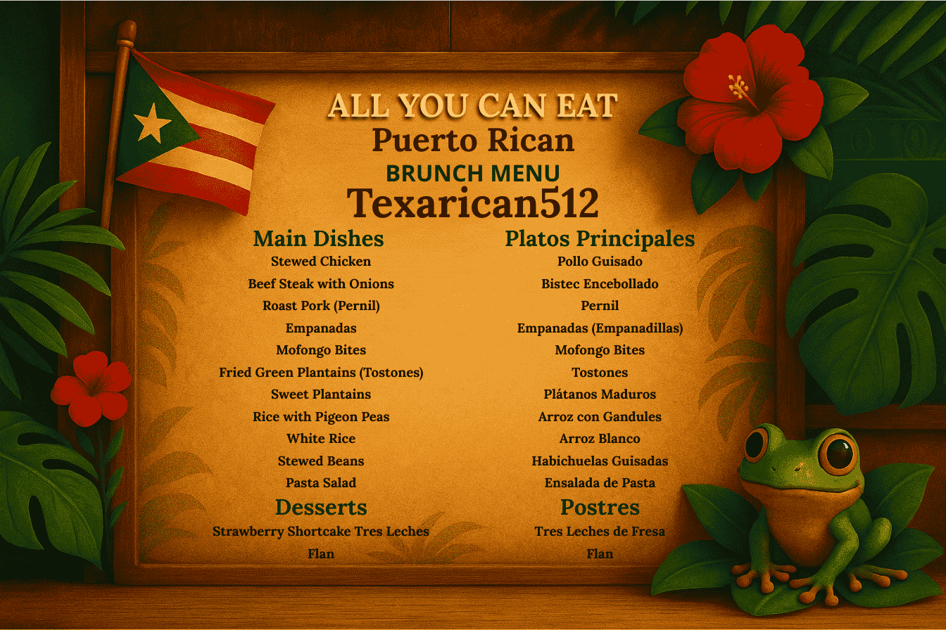 Puerto Rican Feast: All-You-Can-Eat Fiesta in Austin